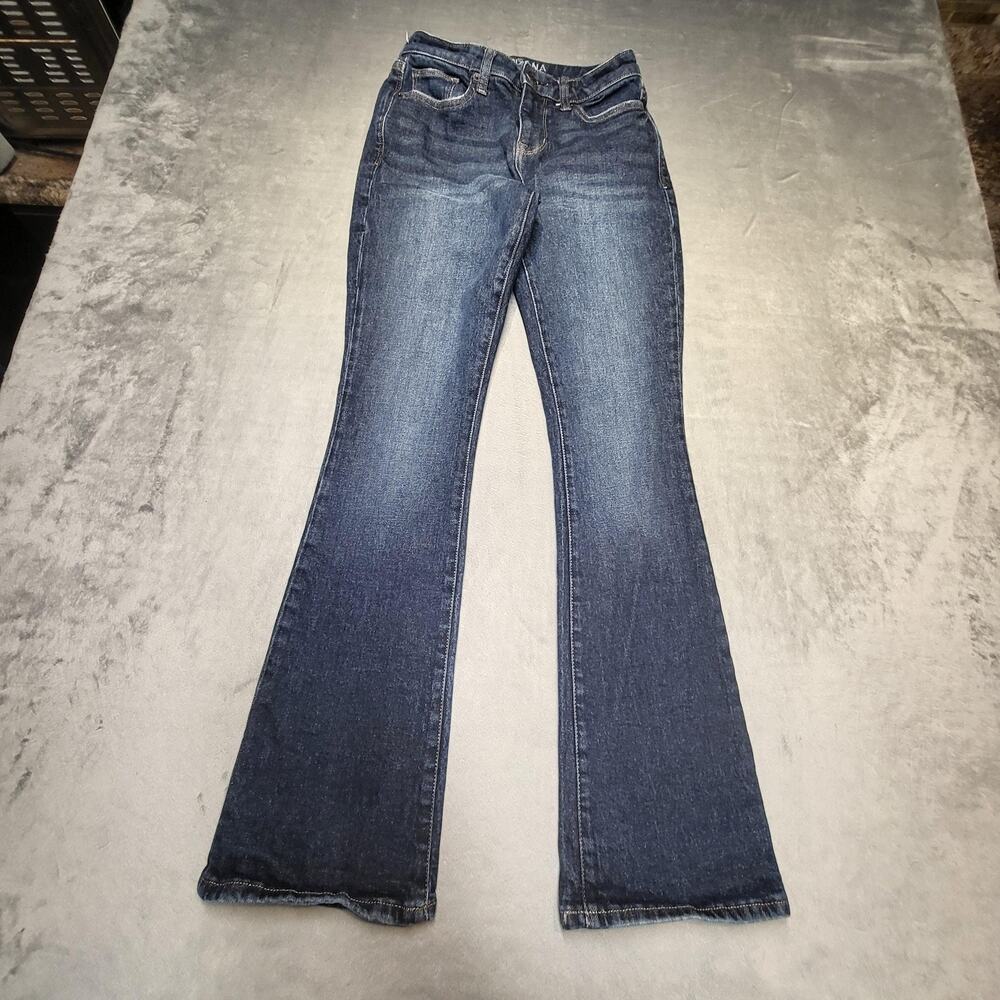 Arizona Jean Co. Bootcut Jeans Womens 2‎ Blue Dark Wash Mid Rise Slim Stretch